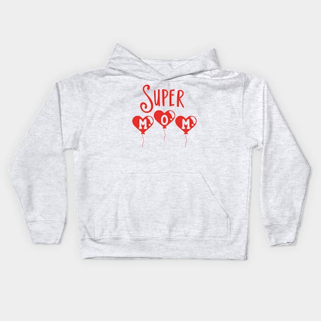 Super Mom Kids Hoodie by Saldi